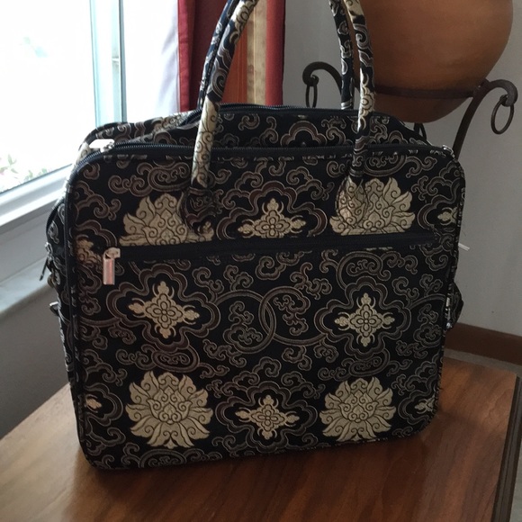 unknown Handbags - Silk Brocade Laptop Bag